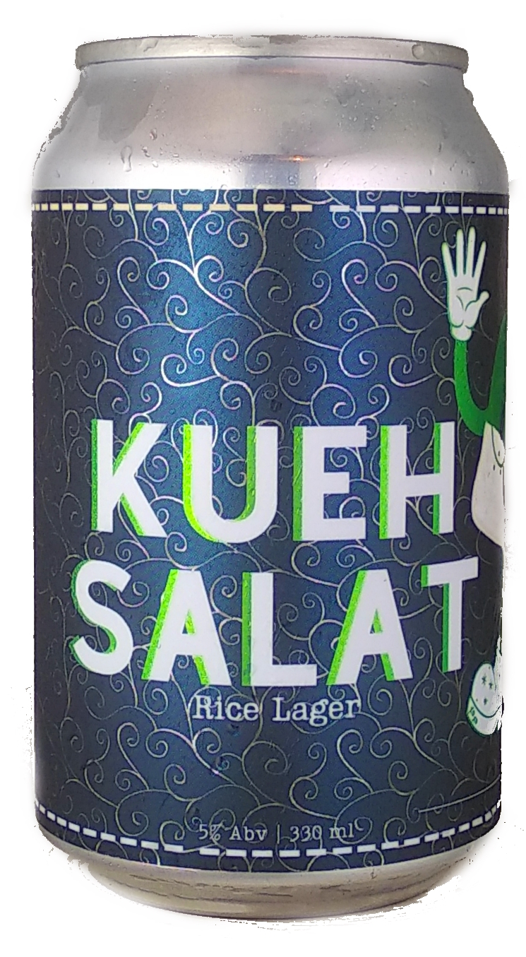 Sunbird Kueh Salat Rice Lager beer Label Full Size