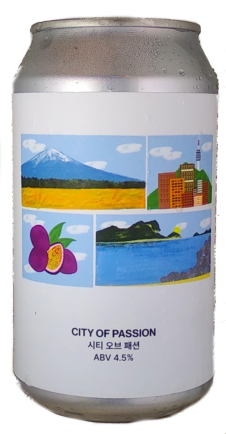 Seoul City Of Passion beer Label Full Size