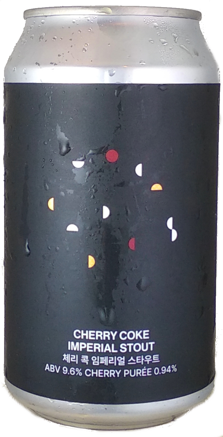 Seoul Cherry Coke beer Label Full Size