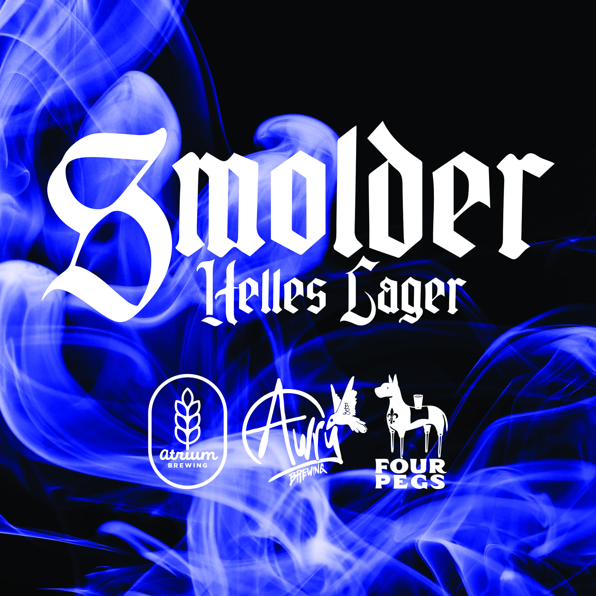 Atrium Smolder beer Label Full Size