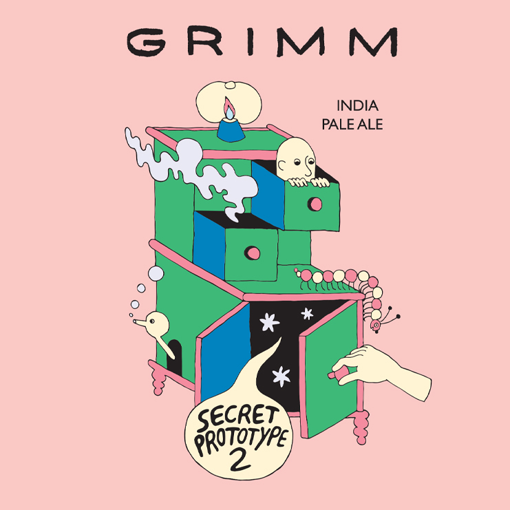Grimm Secret Prototype 2 beer Label Full Size
