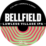 Bellfield Brewery Lawless Village IPA beer