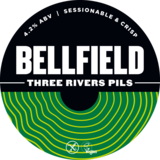Bellfield Brewery Three Rivers Pils beer