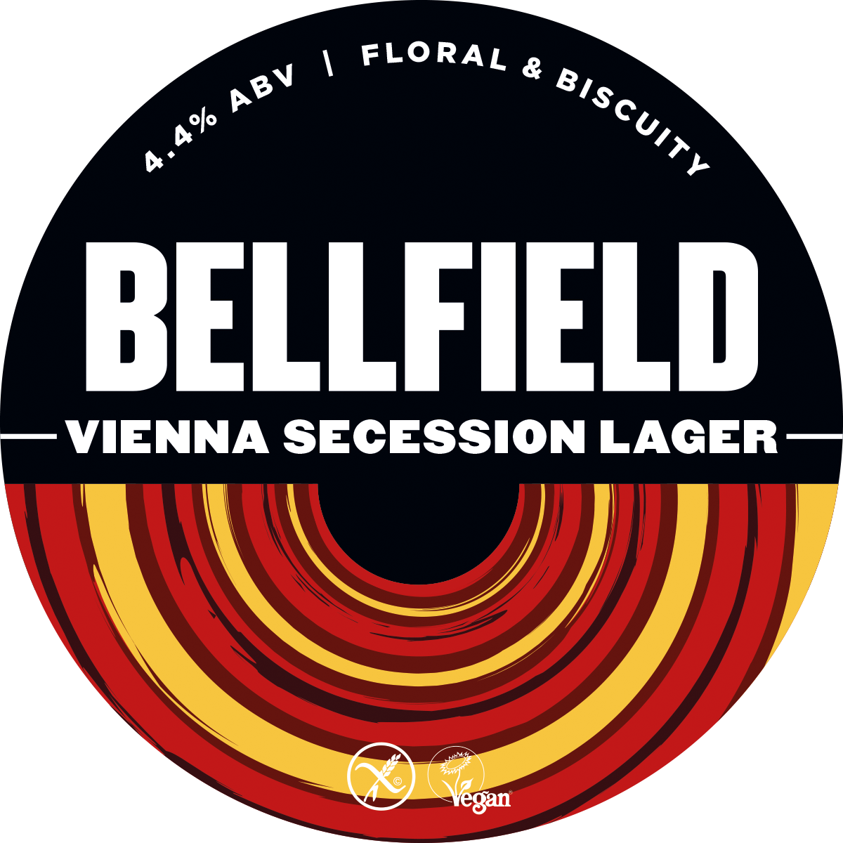 Bellfield Brewery Vienna Secession Lager beer Label Full Size