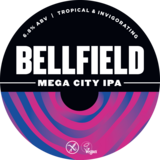 Bellfield Brewery Mega City IPA beer