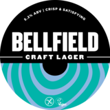 Bellfield Brewery Craft Lager beer