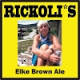 Rickoli’s Old Elke Brown Ale beer Label Full Size