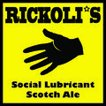 Rickoli’s Social Lubricant beer Label Full Size
