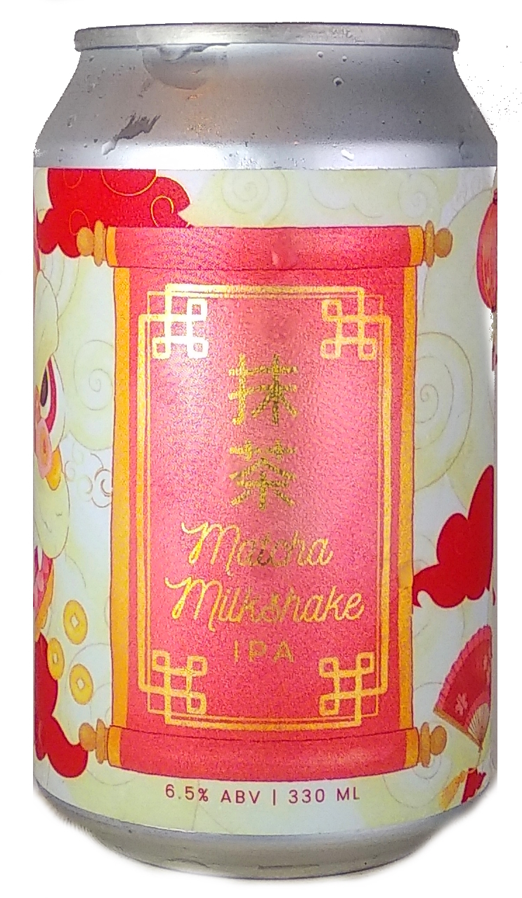 Sunbird Matcha Milkshake IPA beer Label Full Size