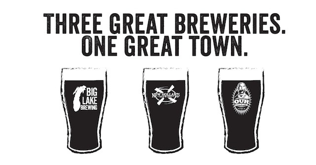 New Holland + Big Lake Our Collaboration beer Label Full Size