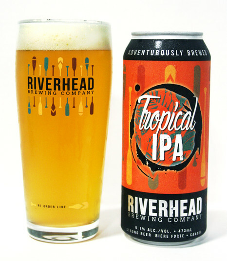 Riverhead Tropical IPA beer Label Full Size