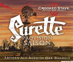 Crooked Stave Surette Provision Saison 2013 beer Label Full Size