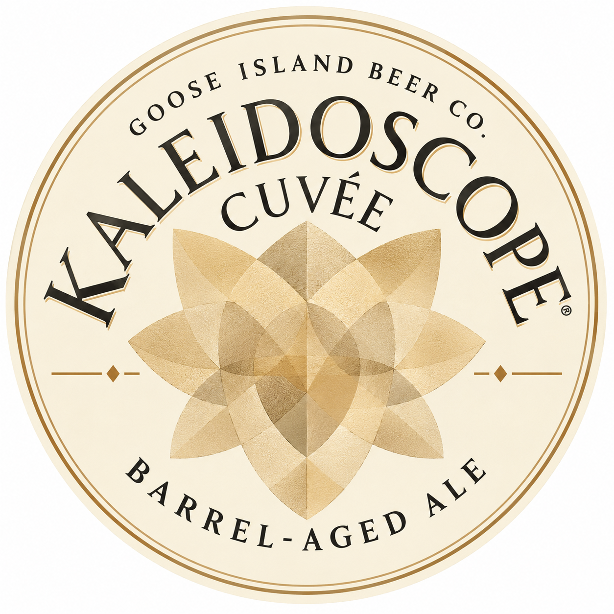 Goose Island Kaleidoscope Cuvée beer Label Full Size