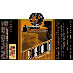 Black Market Shakedown Brown beer Label Full Size