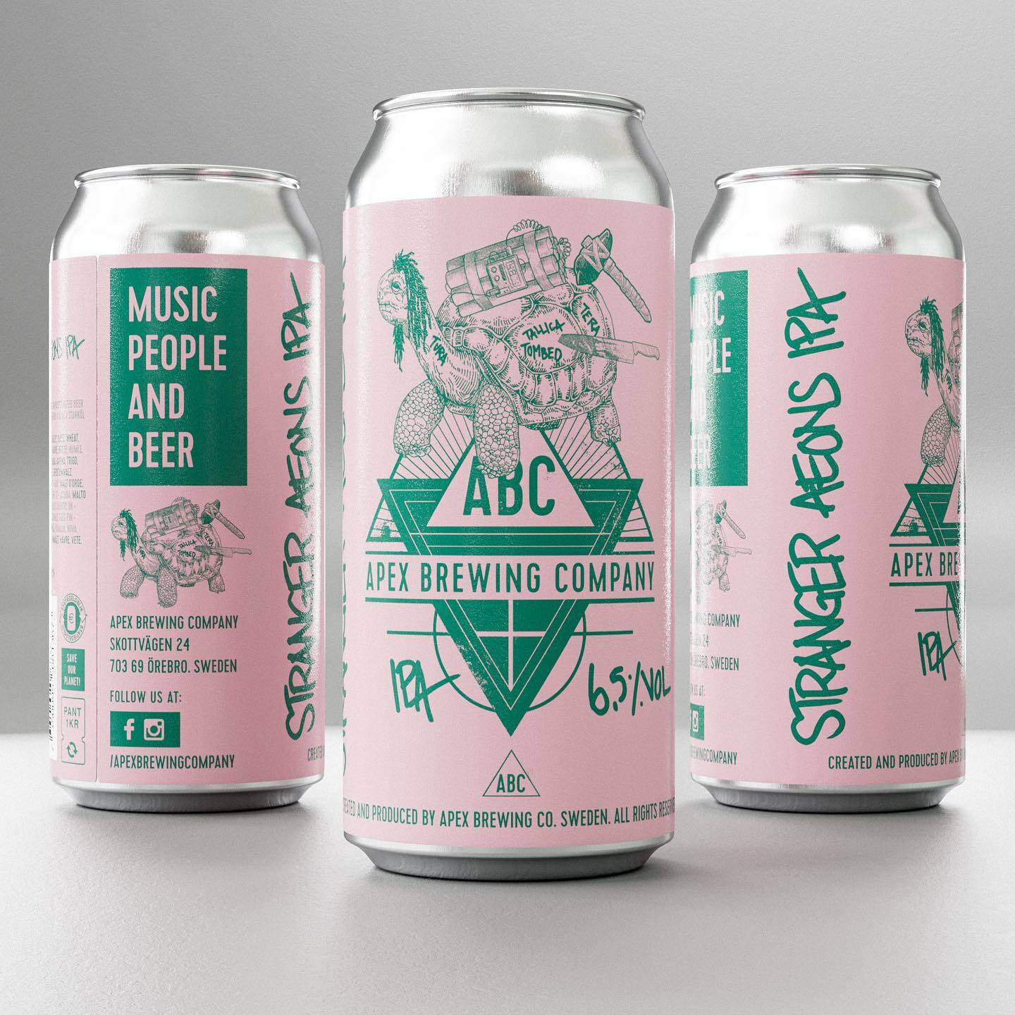 Apex Stranger Aeons beer Label Full Size