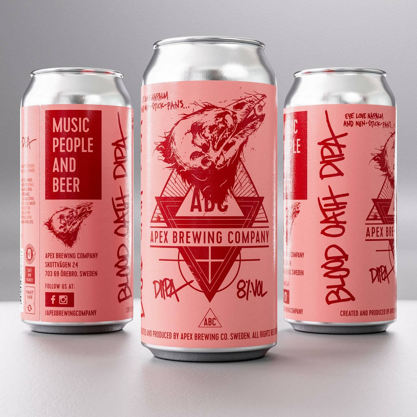 Apex Blood Oath beer Label Full Size