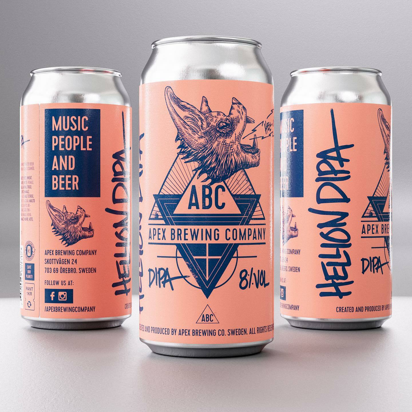 Apex Hellion beer Label Full Size