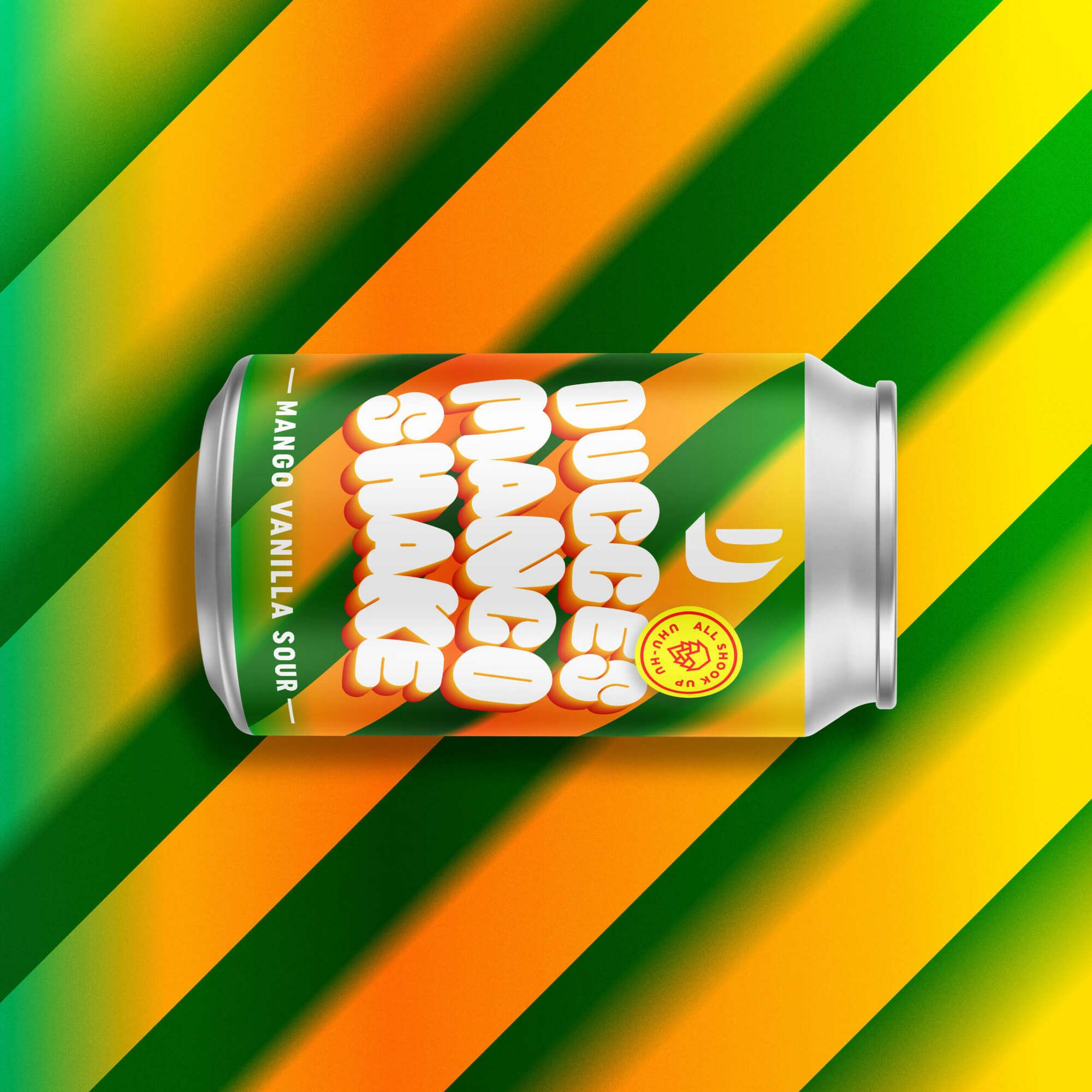 Dugges Mango Shake beer Label Full Size
