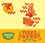 Virginia Beer Co. PIZZA HAWK beer