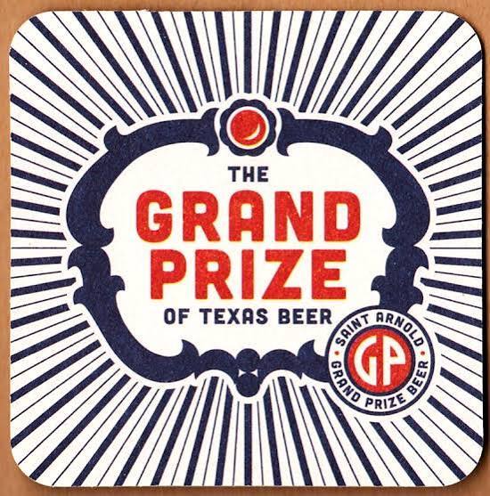 Saint Arnold Grand Prize beer Label Full Size