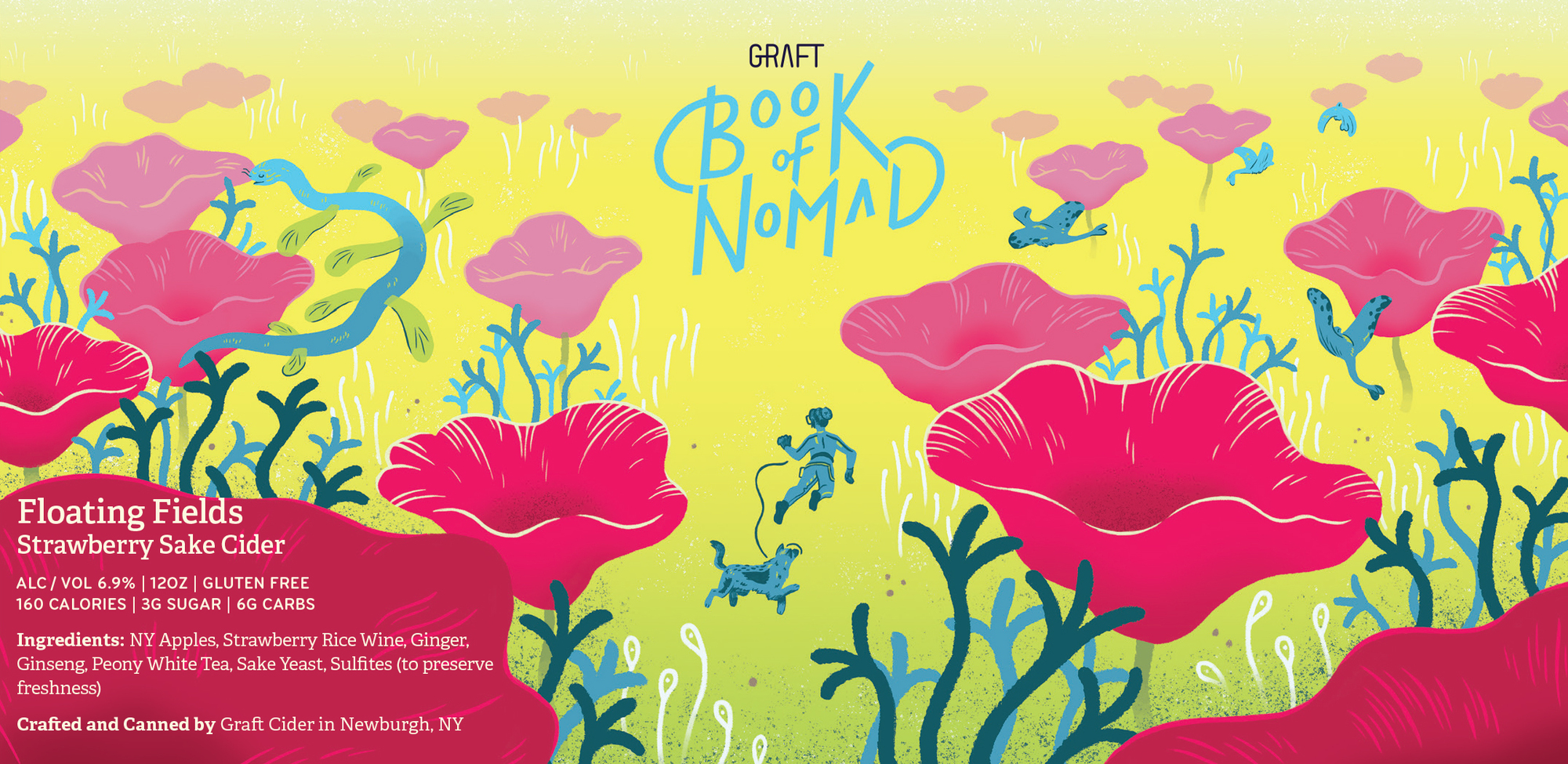 Graft Floating Fields: Book of Nomad beer Label Full Size