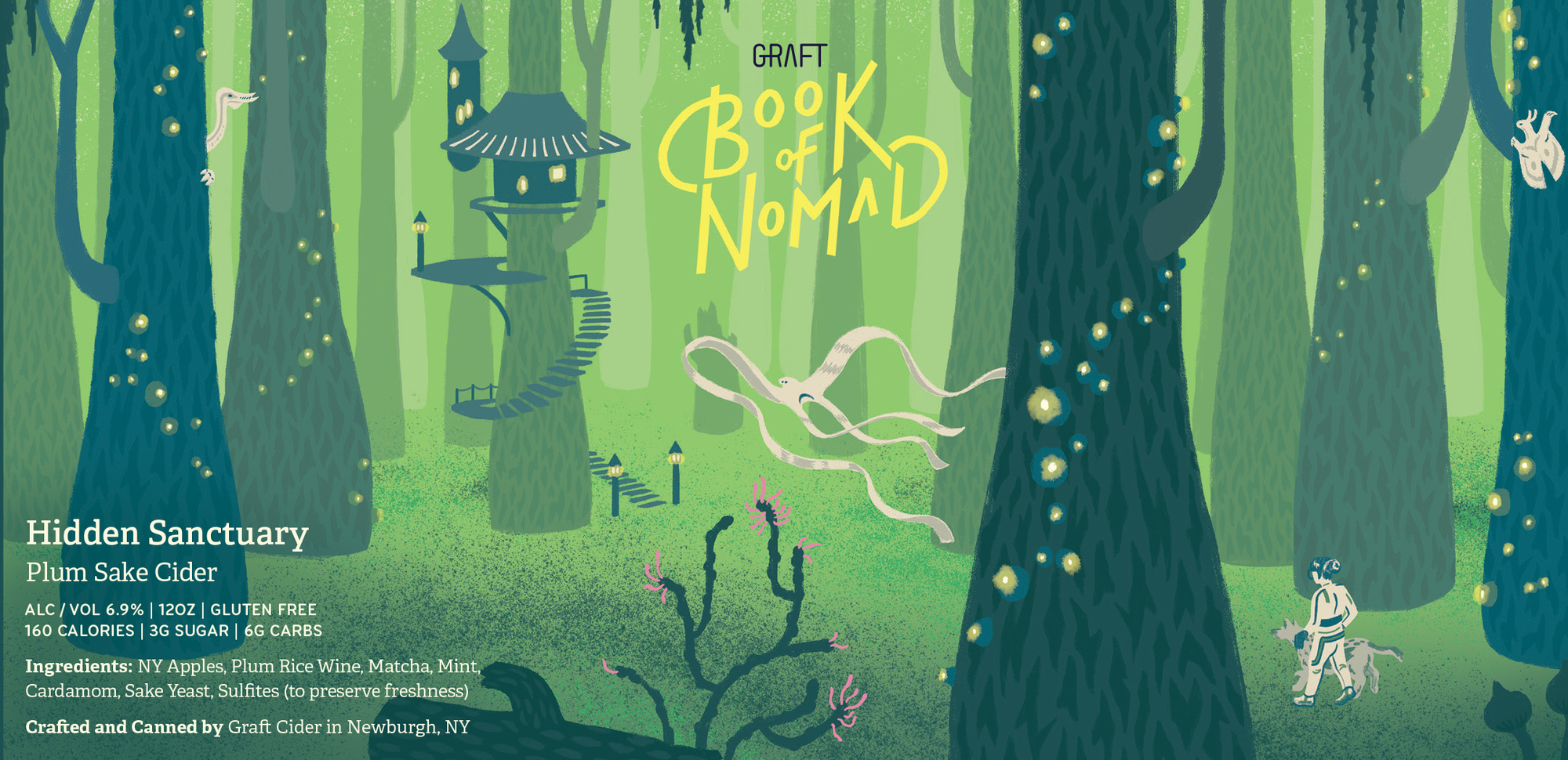 Graft Hidden Sanctuary : Book of Nomad beer Label Full Size