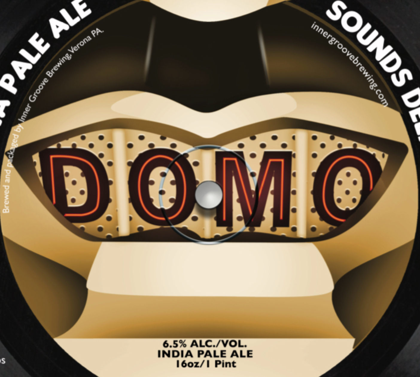 Inner Groove Domo beer Label Full Size