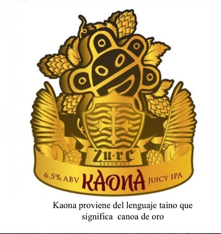Zurc Kaona beer Label Full Size