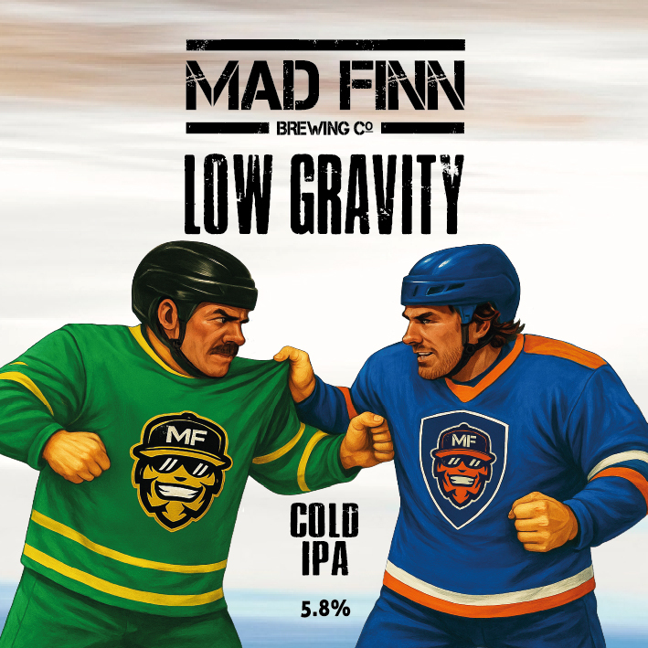 Mad Finn Low Gravity beer Label Full Size