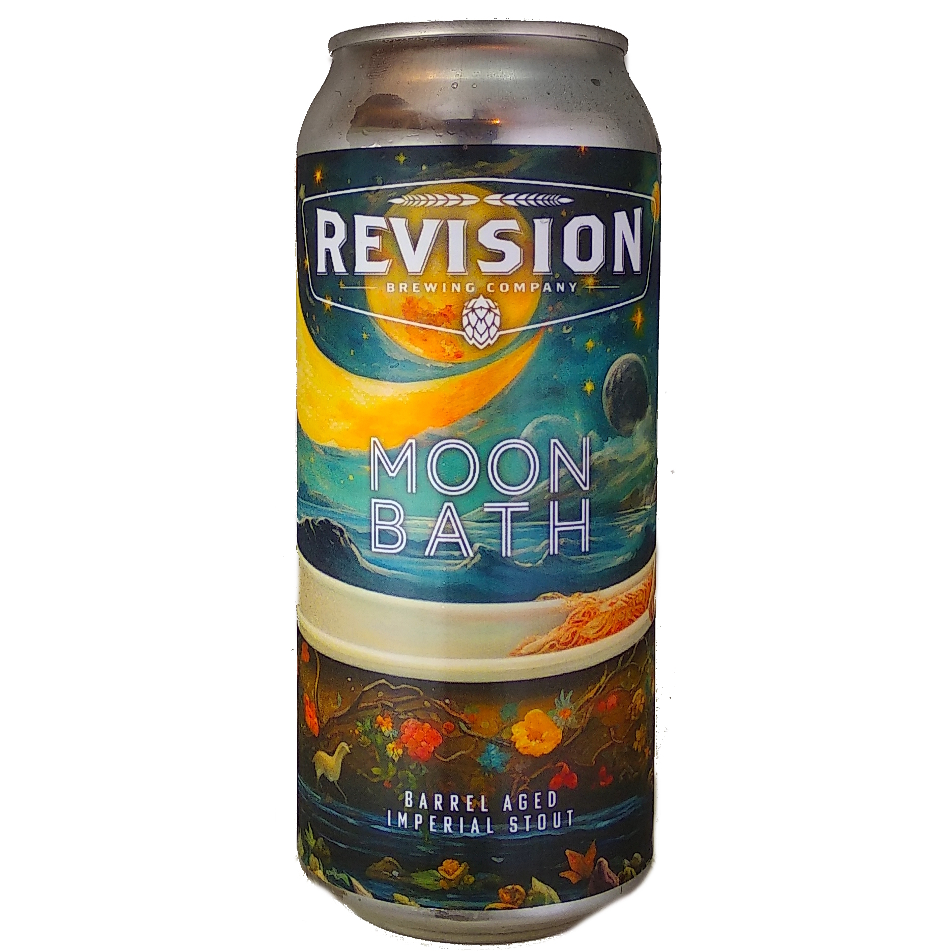 Revision Moon Bath beer Label Full Size