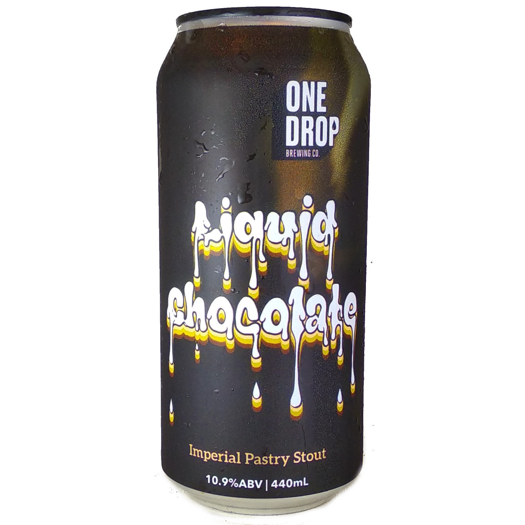 One Drop Liquid Chocolate beer Label Full Size
