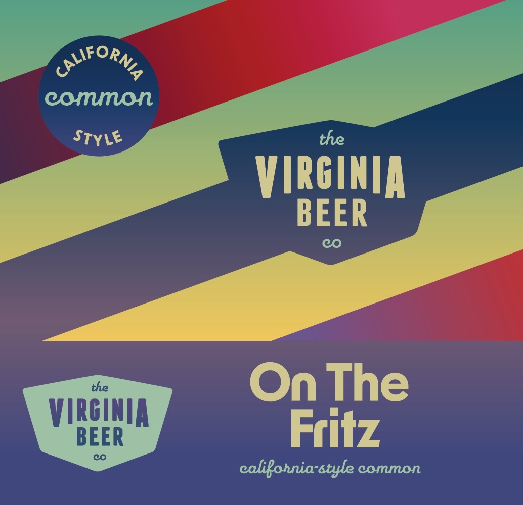 Virginia Beer Co. On The FRITZ beer Label Full Size