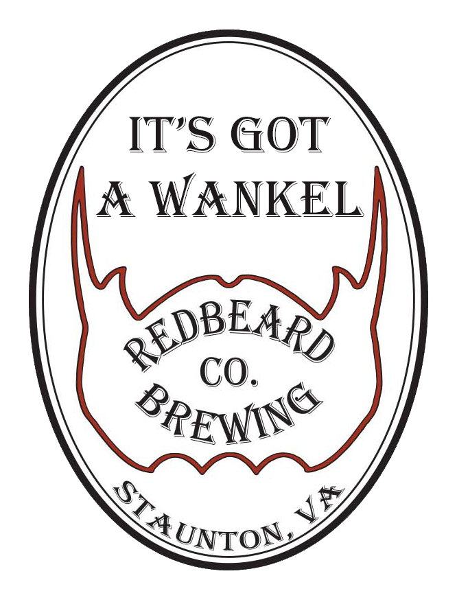 Redbeard Brewing It's Got A Wankel beer Label Full Size