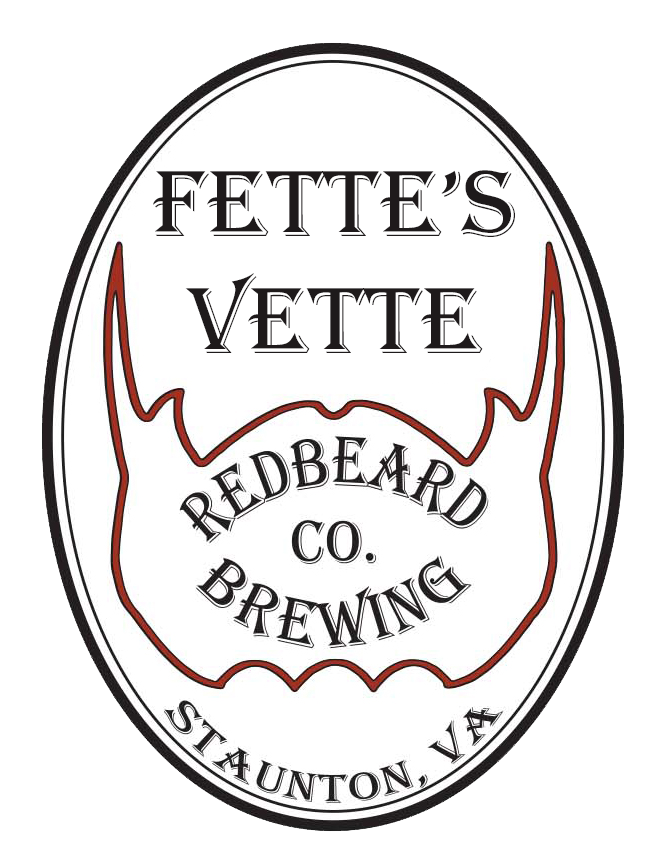 Redbeard Brewing Fette's Vette beer Label Full Size