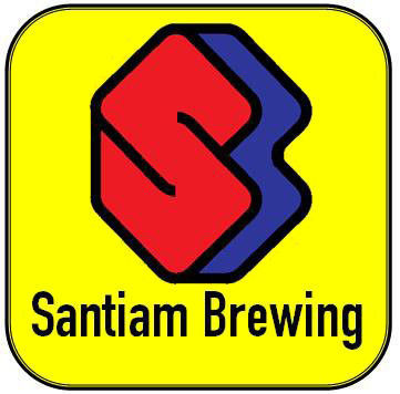 Santiam Cherry City Saison beer Label Full Size