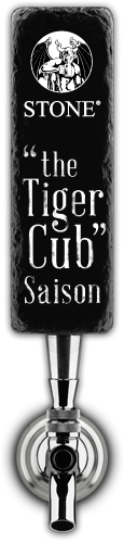 Stone The Tiger Cub Saison Aged in White Wine Barrels beer Label Full Size