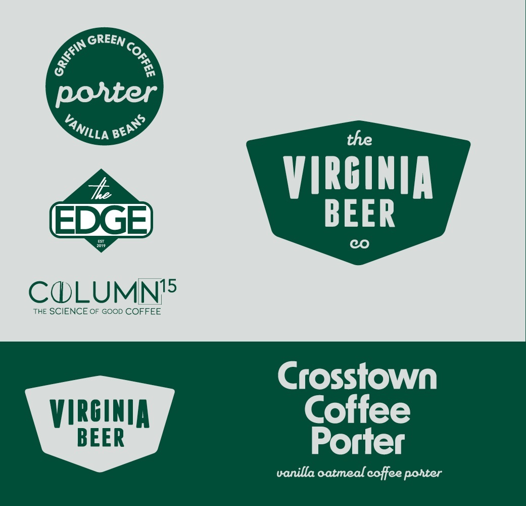 Virginia Beer Co. + Column15 Crosstown Coffee Porter beer Label Full Size