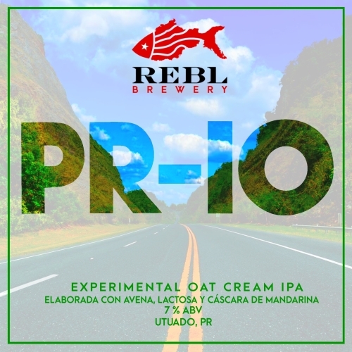 REBL PR-10 beer Label Full Size