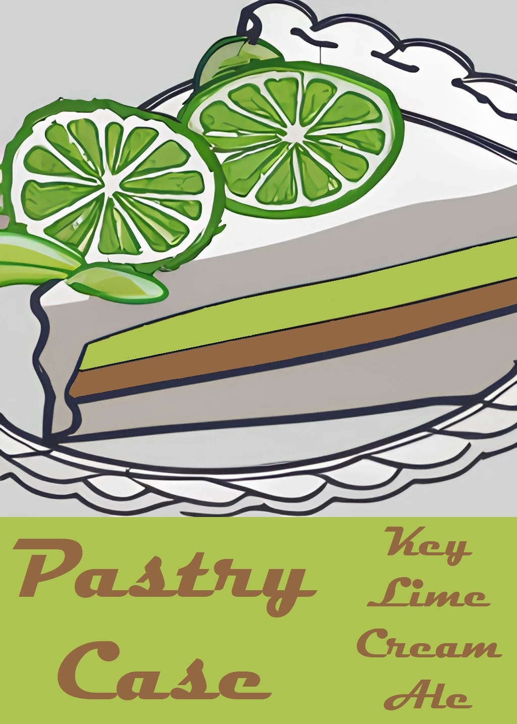 Old Mill Pastry Case: Key Lime beer Label Full Size