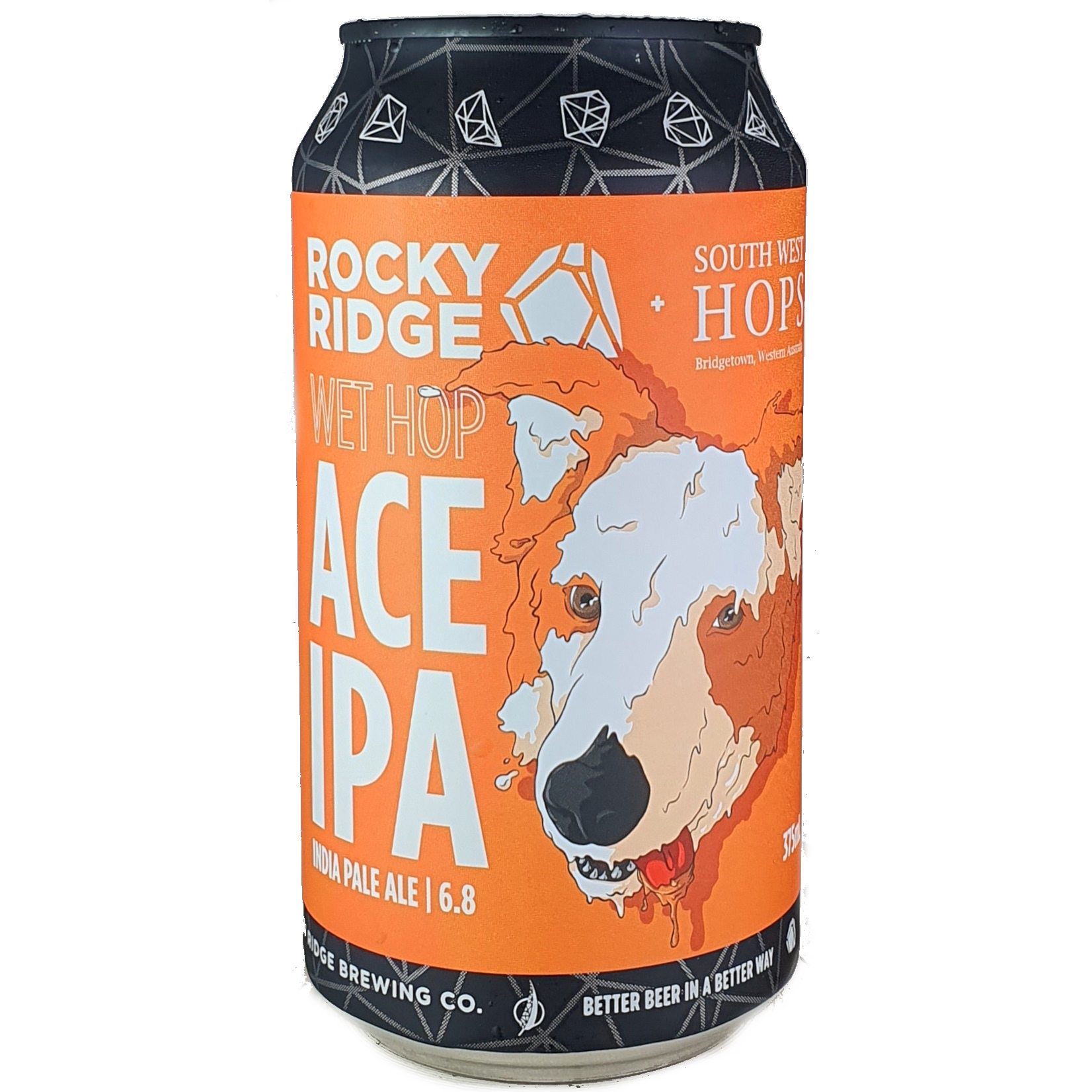 Rocky Ridge Wet Hop Ace beer Label Full Size