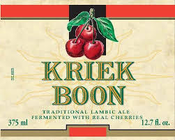 Boon Kriek beer Label Full Size