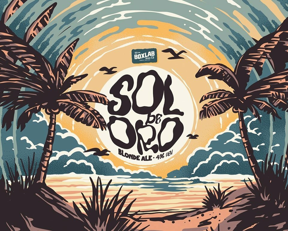 Boxlab Sol de Oro beer Label Full Size