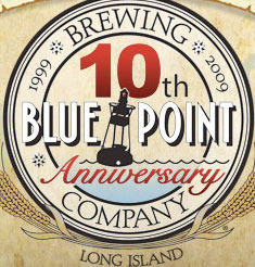 Blue Point 10th Anniversary IPA beer Label Full Size