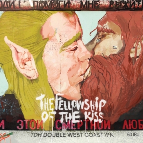 Pirata The Fellowship Of The Kiss beer Label Full Size