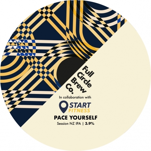 Full Circle Pace Yourself beer Label Full Size