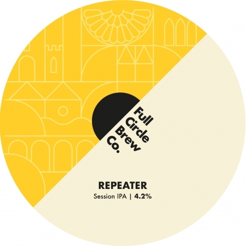 Full Circle Repeater beer Label Full Size