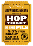 Victory Hop Ticket Dry Hopped Pils beer