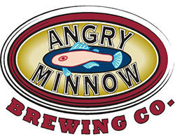 Angry Minnow Oaky's Oatmeal Stout beer Label Full Size