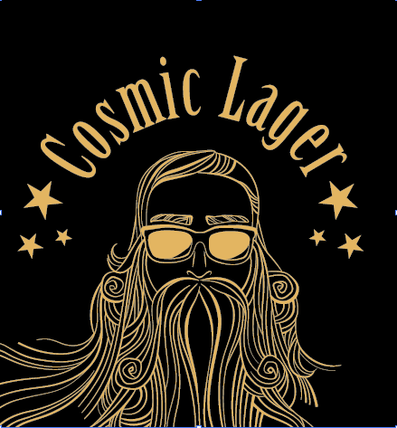 Lost Tribes Cosmic beer Label Full Size