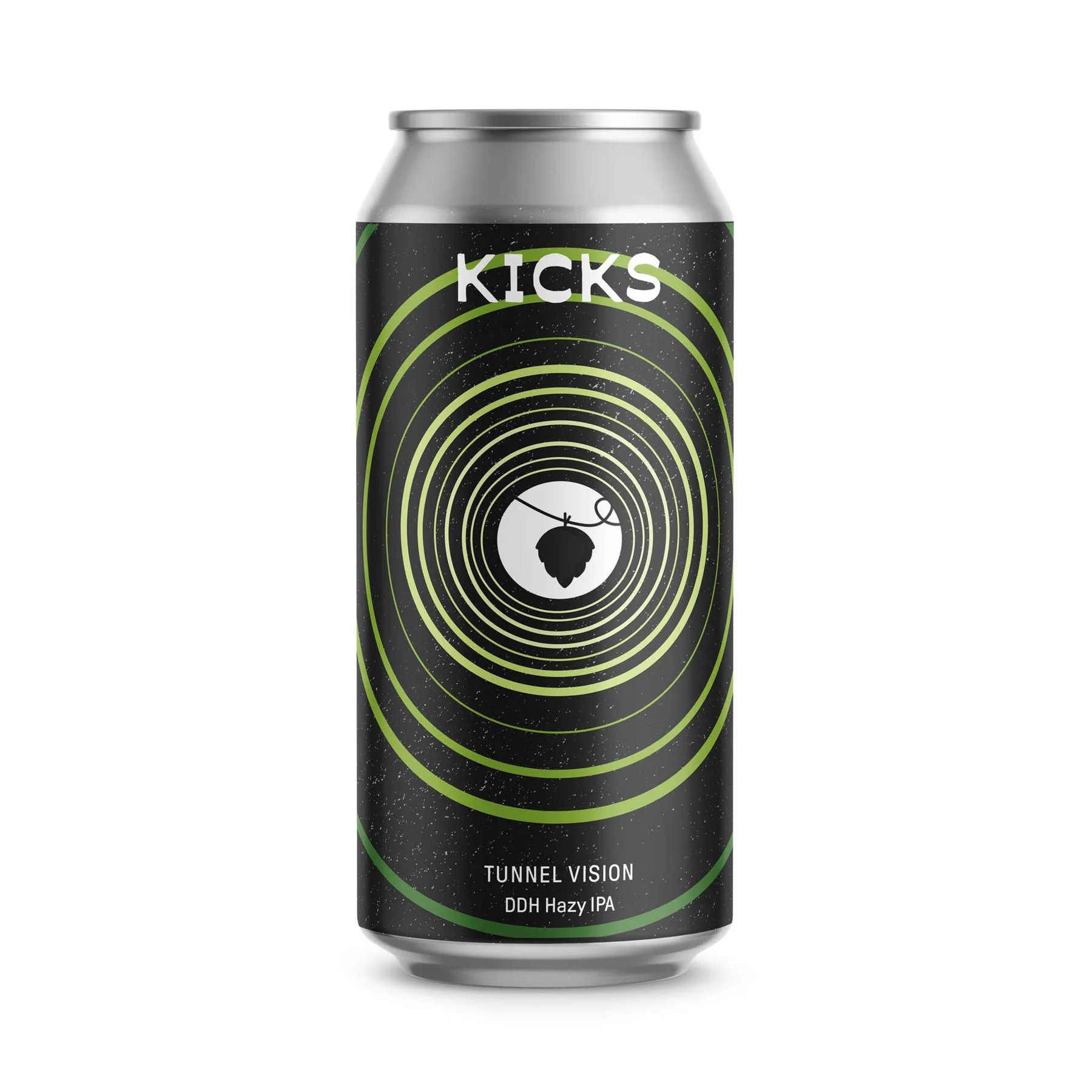 Kicks Tunnel Vision beer Label Full Size